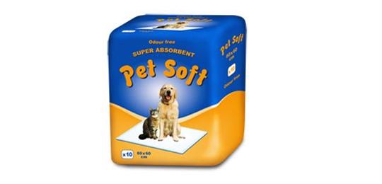 OBC005419-1382091598 Podložka pod zviera 10 ks/bal. 60 x 60 cm, PET SOFT – Obrázok 1