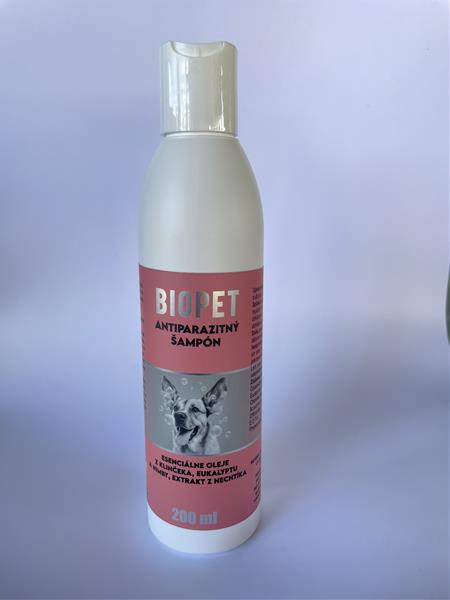 OBC008462-1726157686 Šampón BIOPET antiparazitný pre psy 200 ml – Obrázok 1