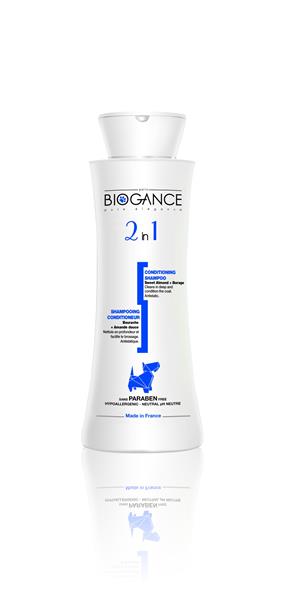 OBC009151-1401464990 Šampón BIOGANCE 2 in1 250 ml (+ kondicionér v jednom) – Obrázok 1