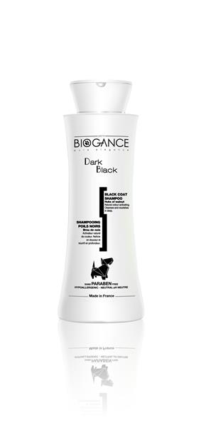 OBC009157-1401464991 Šampón BIOGANCE Dark Black 250 ml (na čiernu a tmavú srsť) – Obrázok 1