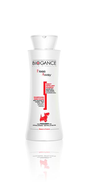 OBC009161-1401464992 Šampón BIOGANCE Fleas Away Dog 250 ml (ochrana proti parazitom pre psy) – Obrázok 1