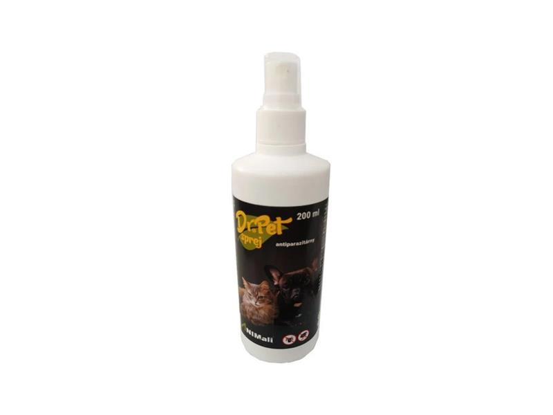 OBC009251-1748608660 Spray Dr.Pet antiparazitárny s repelentným účinkom pre psy a mačky 200 ml (tick and flea repellent spray for dogs and cats) – Obrázok 1