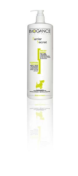 OBC009851-1413285812 Šampón BIOGANCE Terrier Secret (Wire Coat) 1 l (pre teriéry) – Obrázok 1