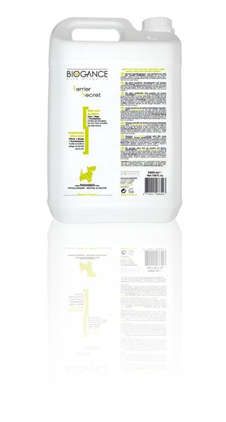 OBC009852-1413285812 Šampón BIOGANCE Terrier Secret (Wire Coat) 5 l (pre teriéry) – Obrázok 1