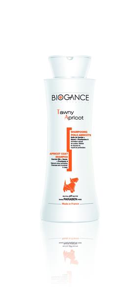 OBC009853-1413285812 Šampón BIOGANCE Tawny Apricot 250 ml (pre zlatohnedé odtiene srsti) – Obrázok 1