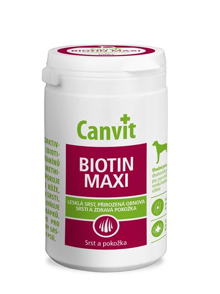 OBC010193-1424851370 Canvit Biotin Maxi pre psy 76 tbl. 230 g – Obrázok 1