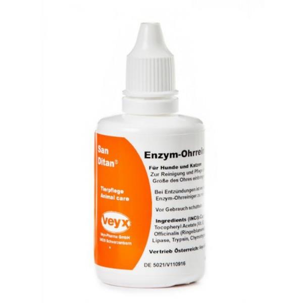 OBC010720-1444130276 Čistič uší SanDitan Enzym-Ohrreiniger olejový 50 ml – Obrázok 1