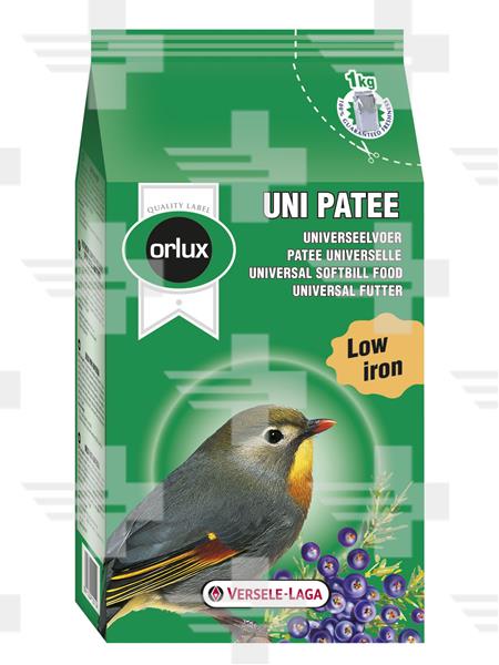 OBC015369-1506425487 VL Orlux Uni Patee Premium Universal Softbillfood-kompl. zmes s medom pre malé druhy ovocno a hmyzožravých vtákov 1 kg – Obrázok 1