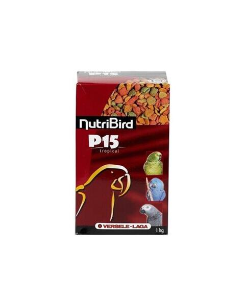 OBC015416-1618211795 VL NutriBird P15 Tropical- extrudy pre veľké papagáje s tropickým ovocím na denné kŕmenie 10 kg – Obrázok 1