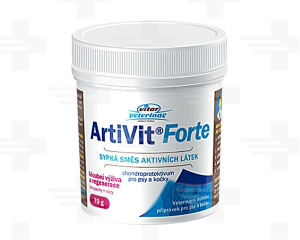 OBC016931-1531729641 VITAR Veterinae Artivit forte plv. 70 g – Obrázok 1
