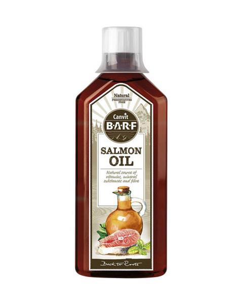 OBC017053-1611561033 Canvit BARF Salmon Oil 500 ml – Obrázok 1