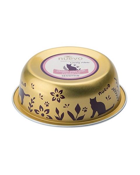 OBC019139-1584530101 NUEVO cat Sensitive Chicken FILET with Cranberries bal. 12x85 g vanička – Obrázok 1