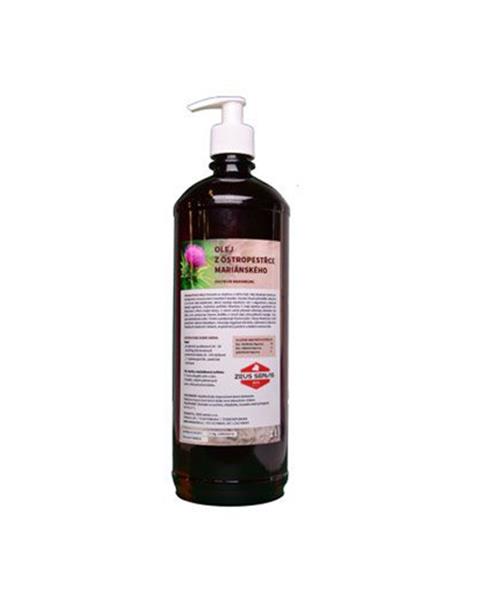 OBC019987-1605781218 Olej z pestreca mariánskeho ZEUS 1000 ml – Obrázok 1