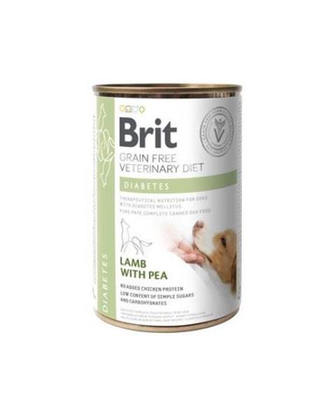 OBC021119-1633684984 Brit Veterinary Diets GF dog Diabetes 400 g konzerva – Obrázok 1
