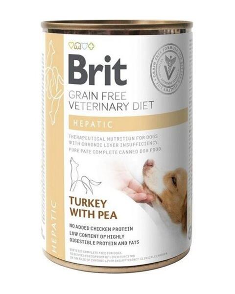 OBC021128-1680173663 Brit Veterinary Diets GF dog Hepatic 400 g konzerva – Obrázok 1
