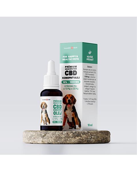 OBC021201-1627625837 Olej konopný CBD 10% 10 ml (270 kvapiek) pre stredné psy od 12 kg do 22 kg – Obrázok 1