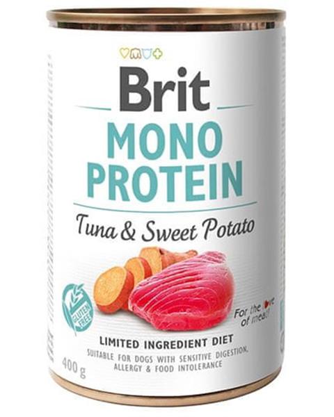 OBC021236-1629706459 Brit Mono Protein Tuna & Sweet Potato 400 g konzerva – Obrázok 1