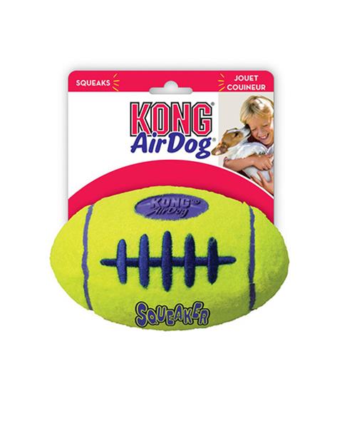 OBC021452-1635229190 Hračka Kong Dog Airdog Lopta rugby s pískatkom tenis, guma vulkanizovaná, L – Obrázok 1
