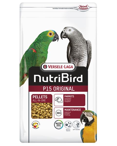 OBC021616-1639132089 VL NutriBird P15 Original- extrudy pre veľké papagáje s tuzemským ovocím 1 kg – Obrázok 1