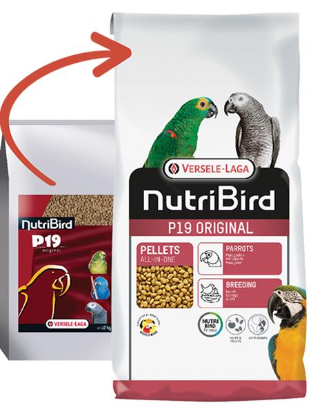 OBC021618-1639132092 VL NutriBird P19 Original- extrudy pre chov, preperovanie a zvýšené nároky veľkých papagájov s tuzemským ovocím 10kg – Obrázok 1