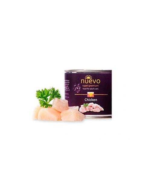 OBC021955-1683879186 NUEVO cat Kitten Chicken bal. 6 x 200 g konzerva – Obrázok 1