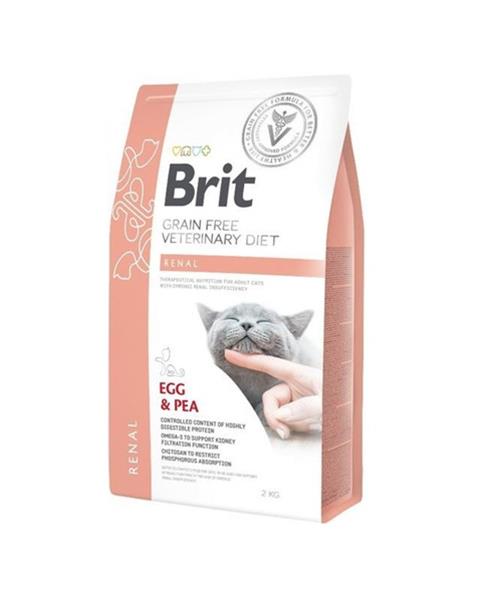 OBC022713-1688121582 Brit Veterinary Diets GF cat Renal 2 kg – Obrázok 1
