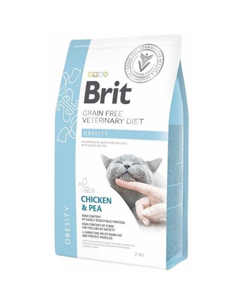 OBC022716-1688120390 Brit Veterinary Diets GF cat Obesity 2 kg – Obrázok 1