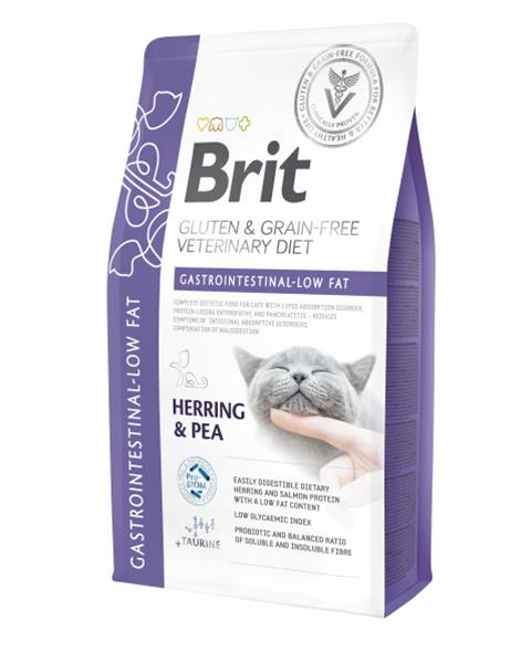 OBC022944-1669287116 Brit Veterinary Diets GF cat Gastrointestinal -Low fat 2 kg – Obrázok 1