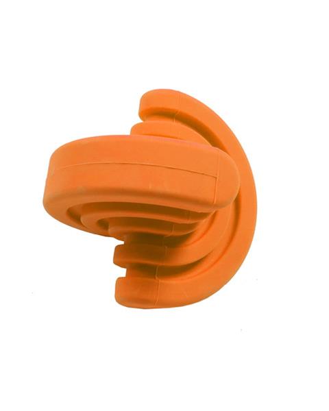OBC023381-1680509023 Hračka EBI+ Crack me up - lopta na lízanie oranžová 7,8x7,8x7,8cm – Obrázok 1