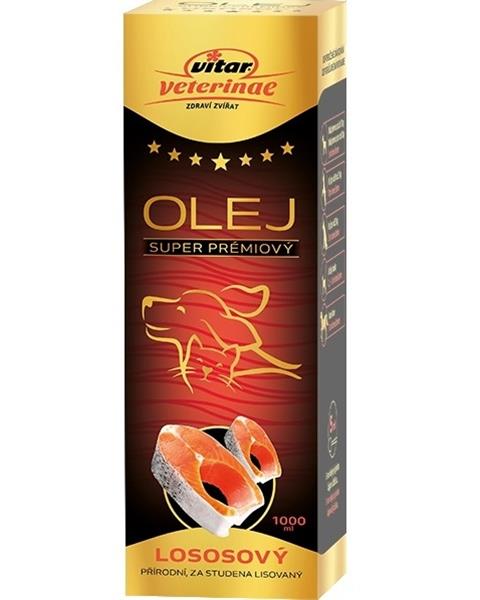 OBC023905-1692772660 Olej lososový VITAR Veterinae 1000 ml – Obrázok 1