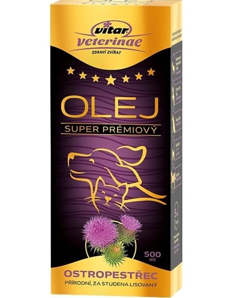 OBC023910-1692771770 Olej ostropestrecový VITAR Veterinae 500 ml – Obrázok 1