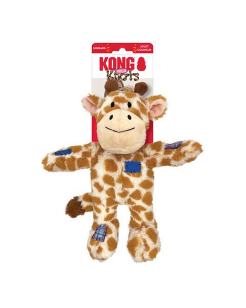 OBC024123-1701888917 Hračka Kong Dog Wild Knots Preťahovadlo Žirafa s pískatkom, polyetylén M/L – Obrázok 1