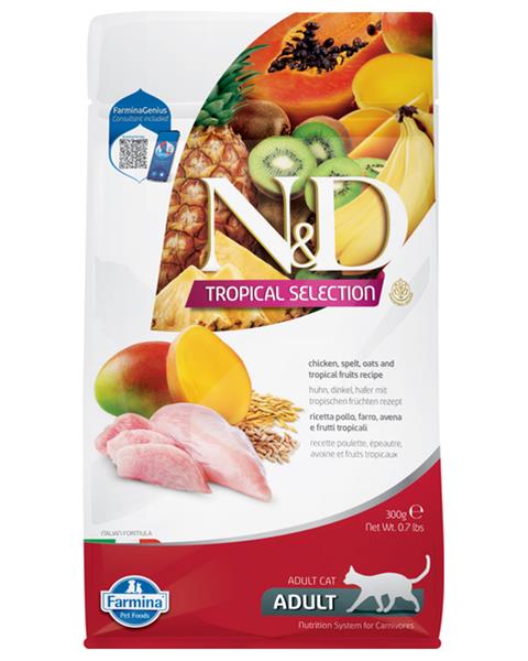 OBC024173-1702988477 Farmina N&D cat TROPICAL SELECTION (AG) adult, chicken 300 g – Obrázok 1