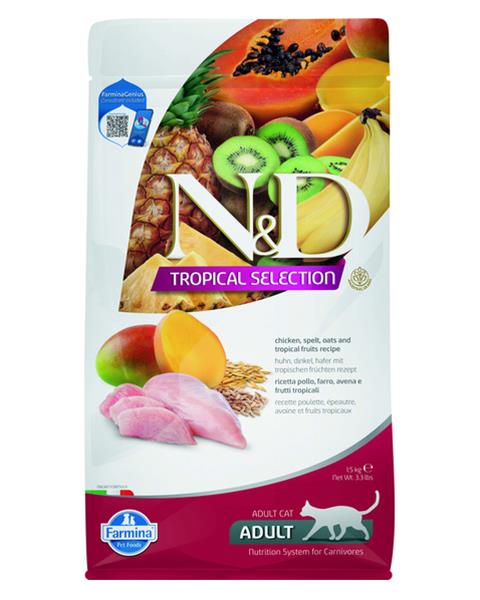OBC024174-1702989096 Farmina N&D cat TROPICAL SELECTION (AG) adult, chicken 1,5 kg – Obrázok 1