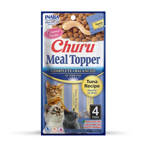 OBC025077-1722334093 Inaba Churu Meal Topper cat Tuniak 4 tuby 56 g – Obrázok 1