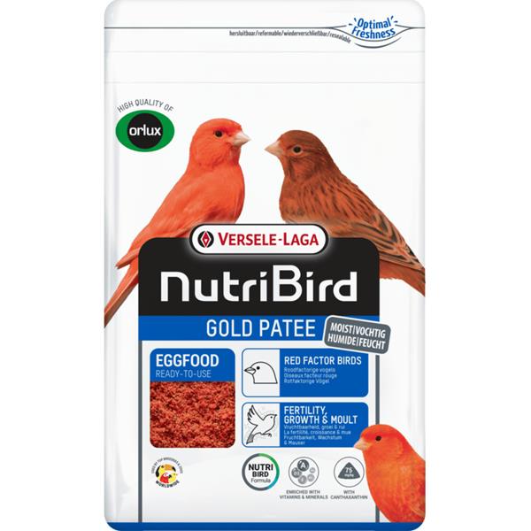 OBC025760-1750058716 VL Orlux NutriBird Gold Crumble Red Factor Birds 1kg – Obrázok 1