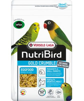 OBC025809-1753863946 VL Orlux NutriBird Gold Crumble Parakeets & Small Parrots 1kg – Obrázok 1