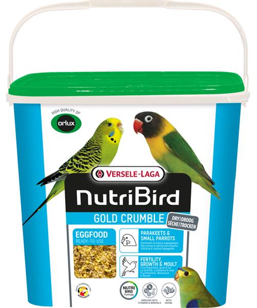 OBC025947-1753875085 VL NutriBird Gold Parakeets & Small Parrots 4 kg – Obrázok 1