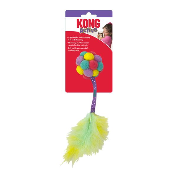 OBC026534-1772699686 Hračka Kong Cat Active Bubble Ball mix Bublinková loptička polyester – Obrázok 1
