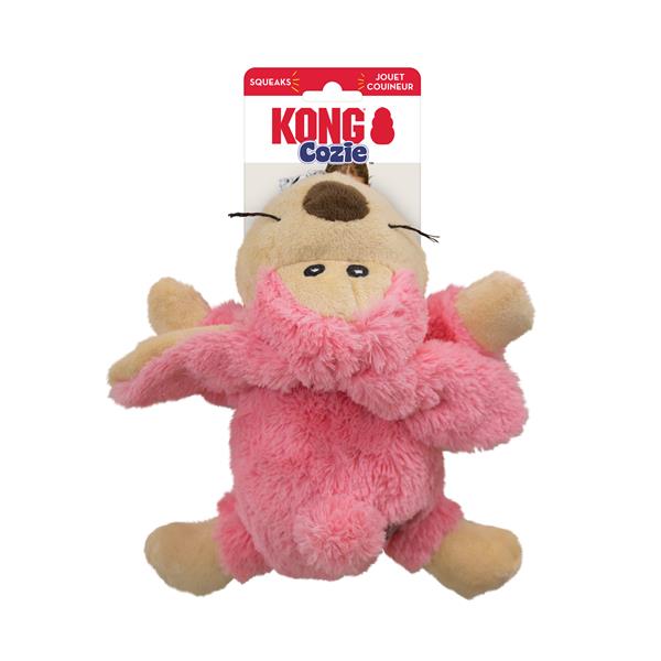 OBC026549-1772699680 Hračka Kong Dog Cozie Pastels zvieratko s pískatkom M polyester – Obrázok 1