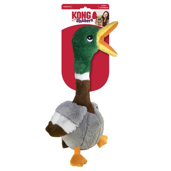 OBC026552-1772699679 Hračka Kong Dog Shakers Honkers Duck Kačica s pískatkom L polyester – Obrázok 1