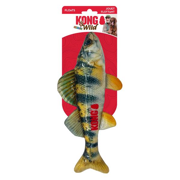 OBC026567-1770022077 Hračka Kong Dog Wild Shieldz Perch Ryba plávacia polyester M – Obrázok 1