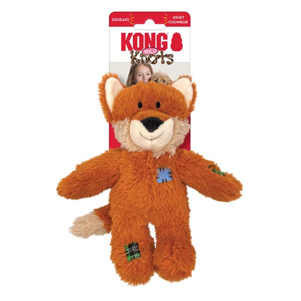 OBC026570-1770022078 Hračka Kong Dog Wild Knots Fox Líška plyšová polyester S – Obrázok 1
