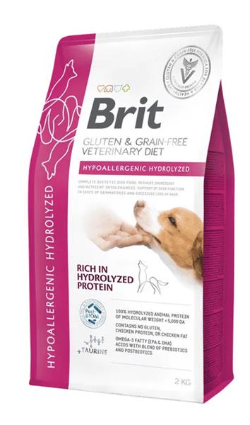 OBC027094-1775720441 Brit Veterinary Diets GF dog Hypoallergenic Hydrolyzed 2 kg – Obrázok 1