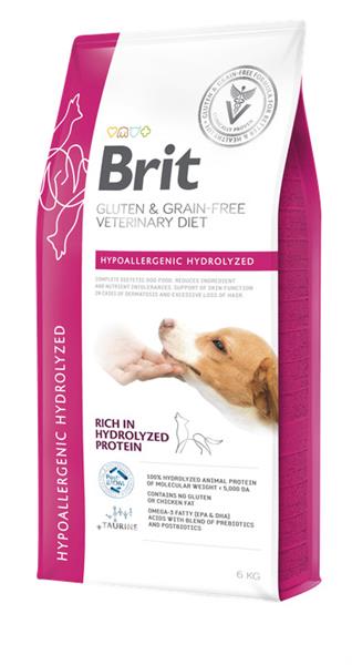 OBC027095-1775720441 Brit Veterinary Diets GF dog Hypoallergenic Hydrolyzed 6 kg – Obrázok 1