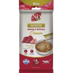 Pamlsok Farmina Creamy N&D Quinoa Cat  with Chicken & Tuna Senior 60 g