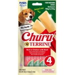 Pamlsok Inaba Churu Terrine dog kura s hovädzím 4 x 30 g