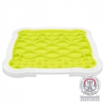 Lick'n'Snack plate, TPR/PP, 20 × 20 cm