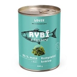 Konzerva LOUIE ryba s riasou 400g pre psov