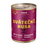 Konzerva LOUIE sviatočná hus 400g pre psov